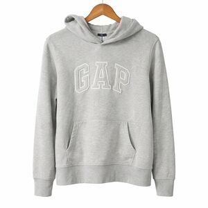 GAP Gray  Logo Hoodie Casual Classic Pocket Size Large